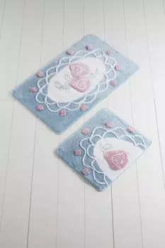 Mijolnir, Dantel- CHL2129, разноцветный, коврики для ванной, 1450 г/м, 100% полиакрил, мультиколор