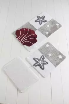 Mijolnir, Deniz- CHL3137, разноцветный, коврики для ванной, 1450 г/м, 100% полиакрил, мультиколор