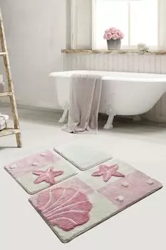 Mijolnir, Deniz- CHL3148, разноцветный, коврики для ванной, 1450 г/м, 100% полиакрил, мультиколор