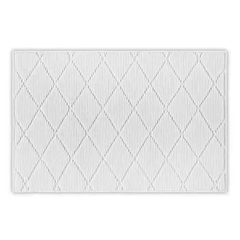 Mijolnir, Diamond- CAN1533, Белый, Коврики для ванной, 1300 г/м, 100% ХЛОПОК