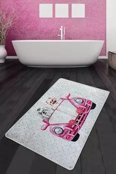 Mijolnir, Dogs- CHL5105, разноцветный, коврики для ванной, 700 г/м, 100% ПОЛИЭСТЕР, мультиколор