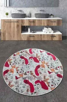 Mijolnir, Faccia- CHL4846, Разноцветный, коврики для ванной, 700 г/м, 100 % ПОЛИЭСТЕР, мультиколор