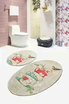 Mijolnir, Fincan- CHL2241, разноцветный, коврики для ванной, 700 г/м, 100% микрополиамид, мультиколор