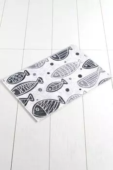 Mijolnir, Fish- CHL1287, разноцветный, коврики для ванной, 700 г/м, 100% микрополиамид, мультиколор