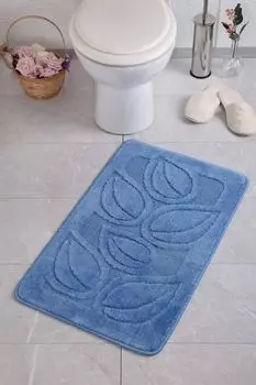 Mijolnir, Flora- CNF1223, Синий, коврики для ванной, 1362 г/м, 100% полипропилен, темно-синий