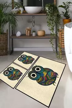 Mijolnir, Flyer, набор ковриков для ванной (3 шт.), разноцветный, 100 % ПОЛИЭСТЕР, 50 х 60 см, мультиколор