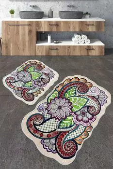 Mijolnir, Forme- CHL5250, Разноцветный, коврики для ванной, 700 г/м, 100 % ПОЛИЭСТЕР, мультиколор