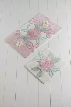 Mijolnir, Garden- CHL2134, разноцветный, коврики для ванной, 1450 г/м, 100% полиакрил, мультиколор