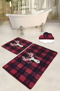 Mijolnir, Geyik- CHL2501, Colorful, коврики для ванной, 700 г/м, 100 % ПОЛИЭСТЕР, мультиколор