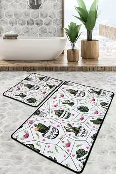 Mijolnir, Glauce- CHL2544, Разноцветный, коврики для ванной, 700 г/м, 100 % ПОЛИЭСТЕР, мультиколор