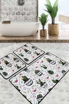 Mijolnir, Glauce- CHL3281, Разноцветный, коврики для ванной, 700 г/м, 100 % ПОЛИЭСТЕР, мультиколор