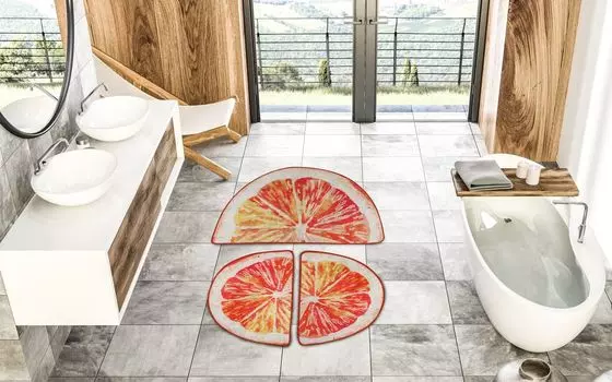 Mijolnir, Greyfurt- CHL4962, разноцветный, коврики для ванной, 700 г/м, 100 % ПОЛИЭСТЕР, мультиколор