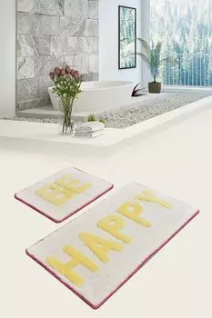 Mijolnir, Happyful- CHL4348, разноцветный, коврики для ванной, 1450 г/м, 100% полиакрил, мультиколор