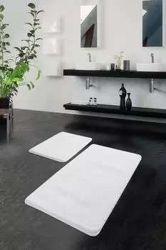 Mijolnir, Havai- CHL2337, белый, коврики для ванной, 1450 гр/м, 100% полиакрил