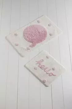 Mijolnir, Hello- CHL2220, разноцветный, коврики для ванной, 1450 г/м, 100% полиакрил, мультиколор