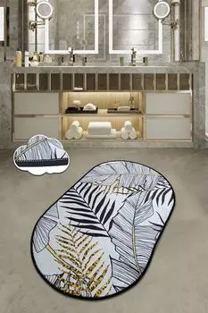 Mijolnir, Herbal- CHL4512, Colorful, коврики для ванной, 700 г/м, 100% бархатная ткань, мультиколор