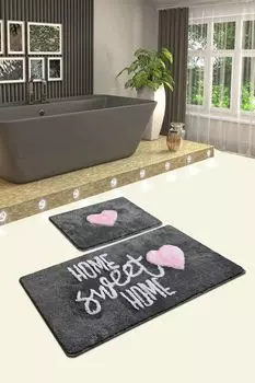 Mijolnir, Home- CHL2447, Разноцветный, коврики для ванной, 1450 г/м, 100% полиакрил, мультиколор