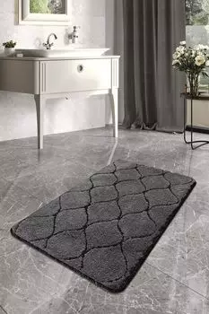 Mijolnir, Infinity- CHL1949, антрацит, коврики для ванной, 1450 г/м, 100% полиакрил, серый