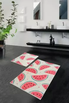 Mijolnir, Karpuz- CHL2215, Colorful, коврики для ванной, 700 г/м, 100% микрополиамид, мультиколор