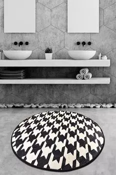 Mijolnir, Kazaya- CHL4231, Colorful, коврики для ванной, 700 г/м, 100% бархатная ткань, мультиколор