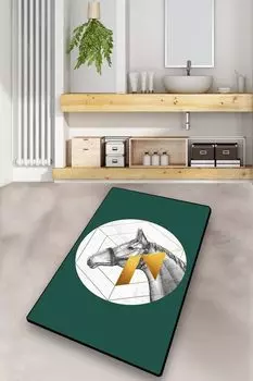 Mijolnir, Коврик для ванной Horse, разноцветный, 100% ПОЛИЭСТЕР, 70 x 120 см, мультиколор