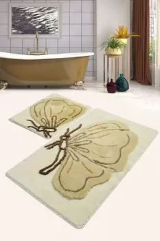 Mijolnir, Koza- CHL2145, разноцветный, коврики для ванной, 1450 г/м, 100% полиакрил, мультиколор