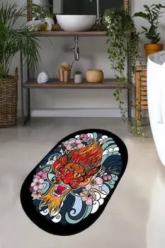 Mijolnir, Lakingo, коврик для ванной, разноцветный, 100% ПОЛИЭСТЕР, 70 x 120 см, мультиколор