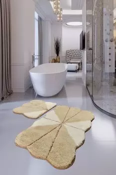 Mijolnir, Lessie- CHL2409, разноцветный, коврики для ванной, 1450 г/м, 100% полиакрил, мультиколор