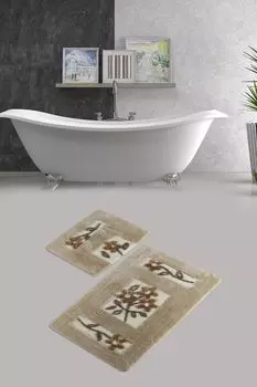 Mijolnir, Linda- CHL1603, разноцветный, коврики для ванной, 1450 г/м, 100% полиакрил, мультиколор