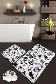 Mijolnir, Lor- CHL4477, Colorful, коврики для ванной, 700 г/м, 100% бархатная ткань, мультиколор