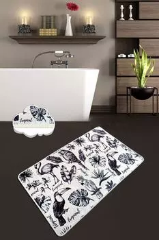 Mijolnir, Lor- CHL4478, Colorful, коврики для ванной, 700 г/м, 100% бархатная ткань, мультиколор