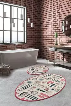 Mijolnir, Make- CHL2236, Colorful, коврики для ванной, 700 г/м, 100% микрополиамид, мультиколор