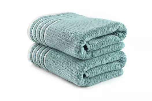 Mijolnir, Mayra - Green, комплект полотенец (2 шт), зеленый, 100% МИКРО ХЛОПОК, 50 х 90 см