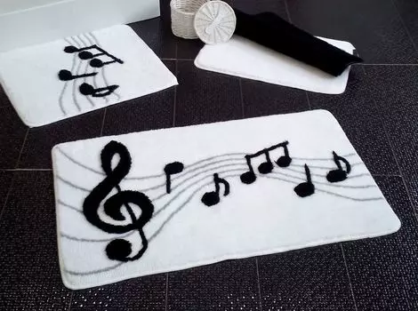 Mijolnir, Melodi- ALS2008, разноцветный, коврики для ванной, 1450 г/м, 100% полиакрил, мультиколор