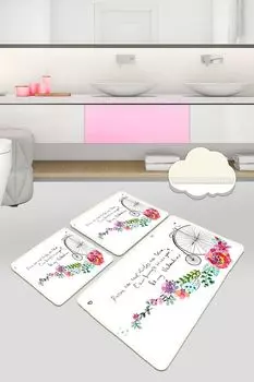 Mijolnir, Monowheel- CHL4424, разноцветный, коврики для ванной, 700 г/м, 100% бархатная ткань, мультиколор