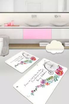 Mijolnir, Monowheel- CHL4425, разноцветный, коврики для ванной, 700 г/м, 100% бархатная ткань, мультиколор