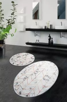 Mijolnir, Morea- CHL2354, Colorful, коврики для ванной, 700 г/м, 100% микрополиамид, мультиколор