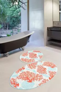 Mijolnir, Moss- CHL1536, Colorful, коврики для ванной, 700 г/м, 100% микрополиамид, мультиколор