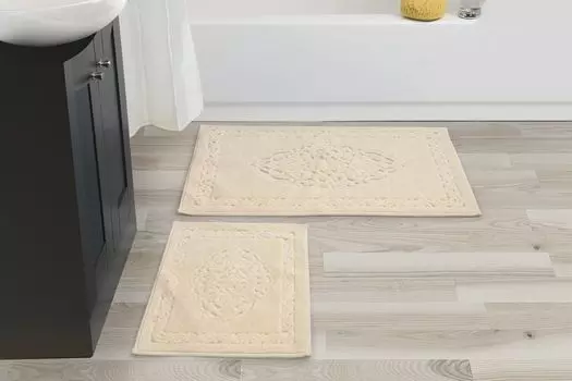 Mijolnir, Nixie- ANR1161, светло-коричневый, коврики для ванной, 100% ХЛОПОК