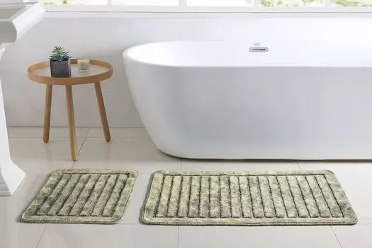 Mijolnir, Nixie- ANR1270, Зеленый, Коврики для ванной, 100% ХЛОПОК