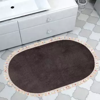 Mijolnir, Nixie- ANR1875, антрацит, коврики для ванной, 1200 гр/м, 100% полиакрил, серый