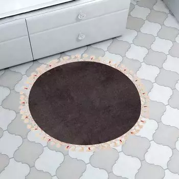 Mijolnir, Nixie- ANR1917, антрацит, коврики для ванной, 1200 г/м, 100% полиакрил, серый