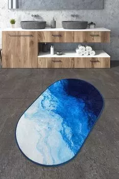 Mijolnir, Oseyan- CHL1181, Разноцветный, коврики для ванной, 700 г/м, 100 % ПОЛИЭСТЕР, мультиколор