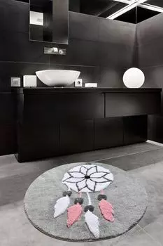 Mijolnir, Rya- CHL4274, разноцветный, коврики для ванной, 1450 г/м, 100% полиакрил, мультиколор