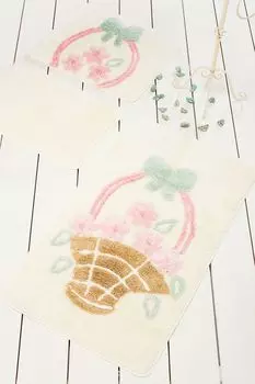 Mijolnir, Sepet- ALS2153, разноцветный, коврики для ванной, 1450 г/м, 100% полиакрил, мультиколор