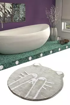 Mijolnir, Shy- CHL4224, разноцветный, коврики для ванной, 1450 г/м, 100% полиакрил, мультиколор