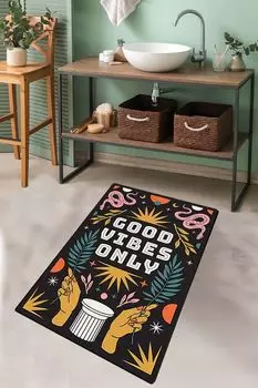 Mijolnir, Snake Trinket, коврик для ванной, разноцветный, 100 % ПОЛИЭСТЕР, 70 x 120 см