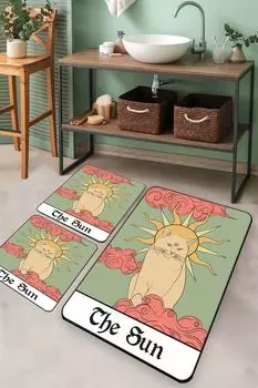 Mijolnir, Sunny The Sun, набор ковриков для ванной (3 шт.), разноцветный, 100 % ПОЛИЭСТЕР, 50 х 60 см, мультиколор