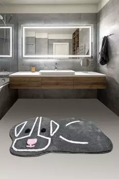 Mijolnir, Sweet- CHL4197, разноцветный, коврики для ванной, 1450 г/м, 100% полиакрил, мультиколор