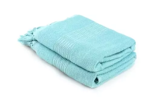 Mijolnir, Terma - Бирюзовый, комплект полотенец (2 шт), бирюзовый, 100% ХЛОПОК, 50 х 90 см